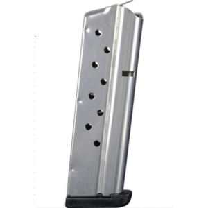 Check-Mate 1911 .38 Super 9-Round Stainless Steel Magazine w/ Removable Base